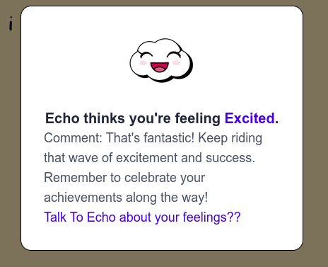 Step 2: Echo Analyze mood automatically
